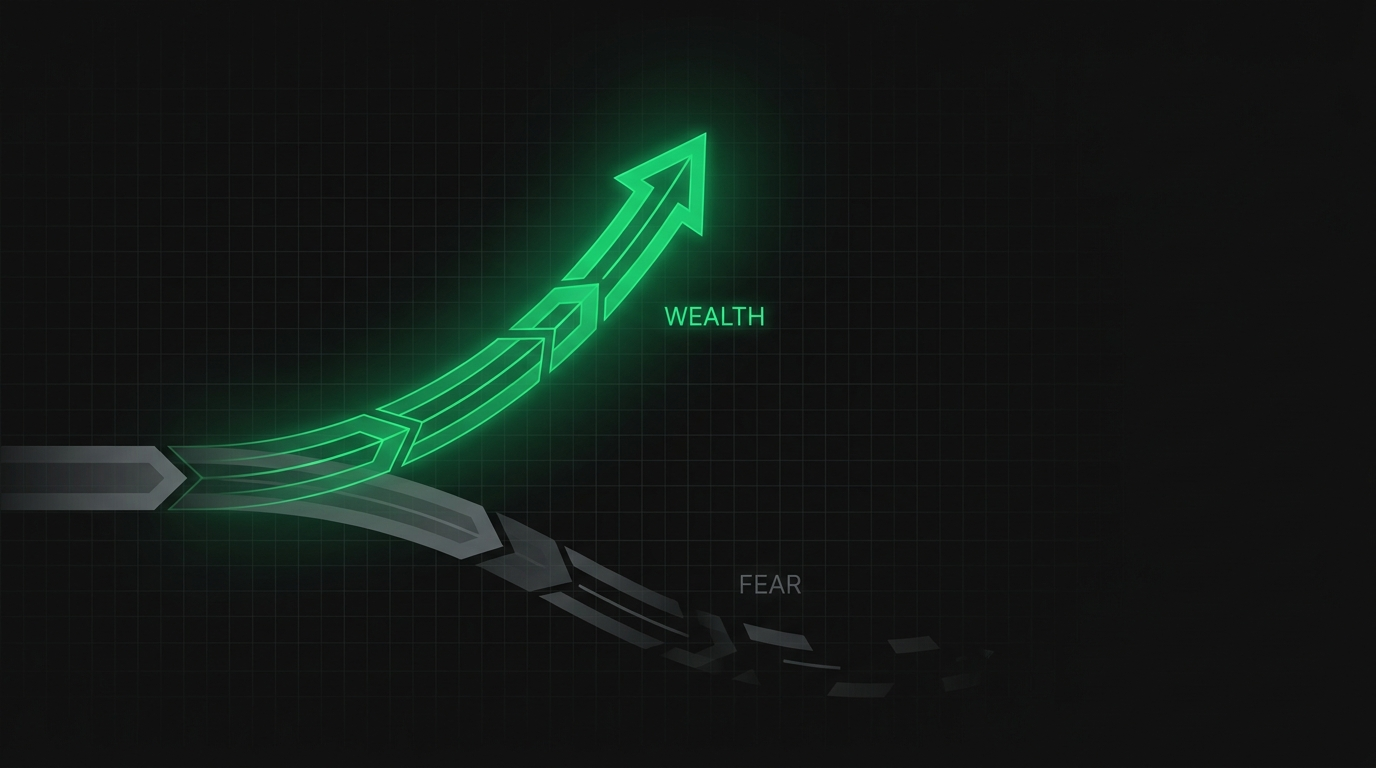 Wealth creation versus fear as the dominant AI narrative