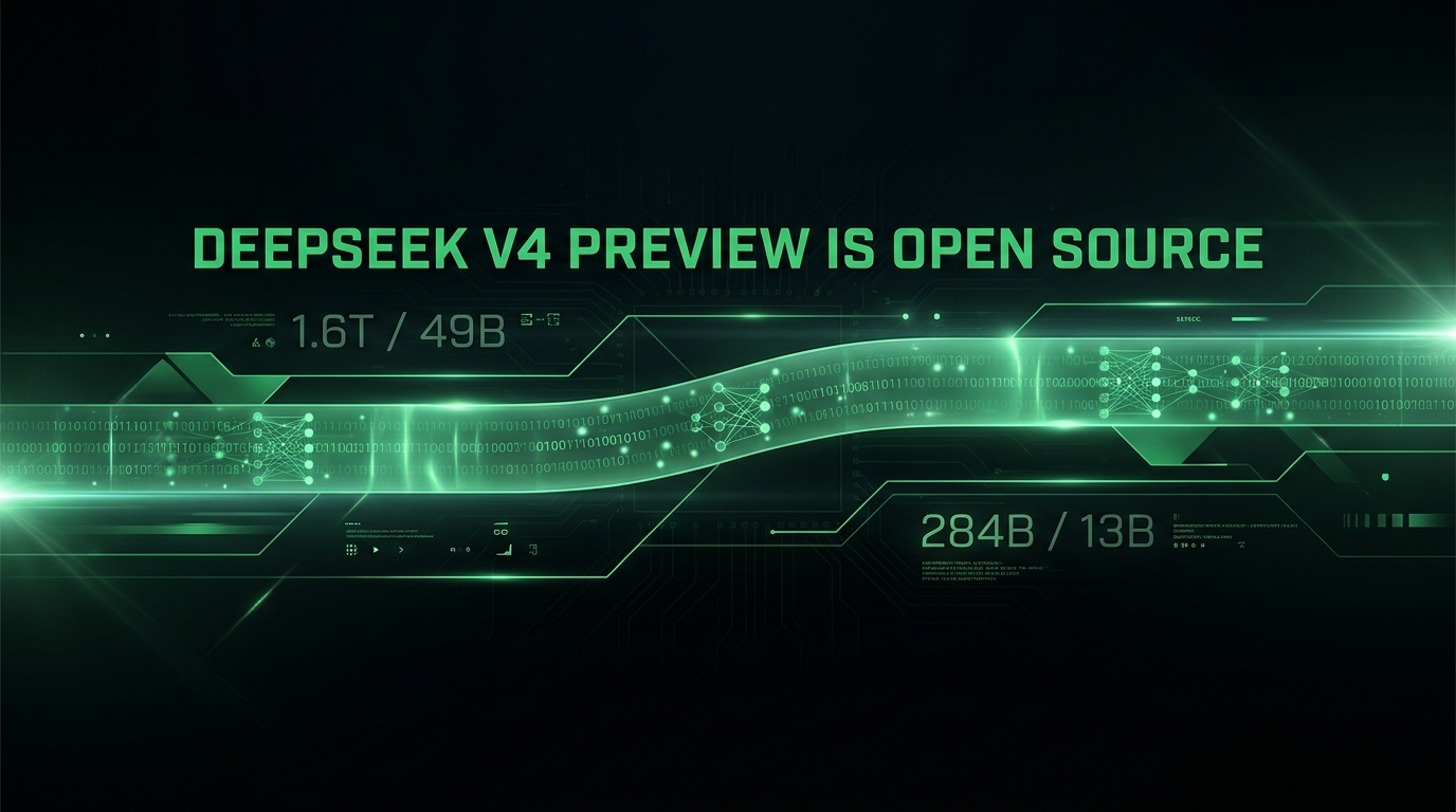 DeepSeek V4 Preview open-source launch: V4-Pro and V4-Flash specs
