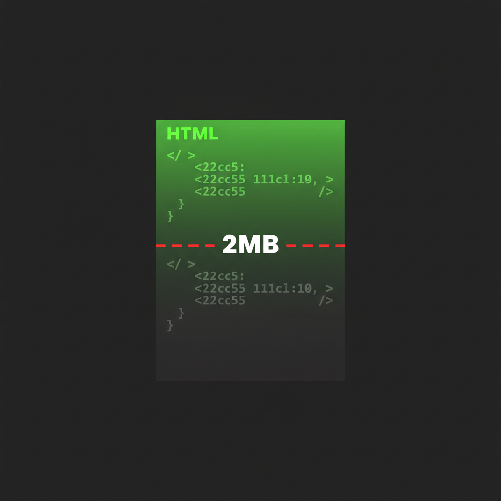 Google 2MB HTML fetch limit explained for SEO