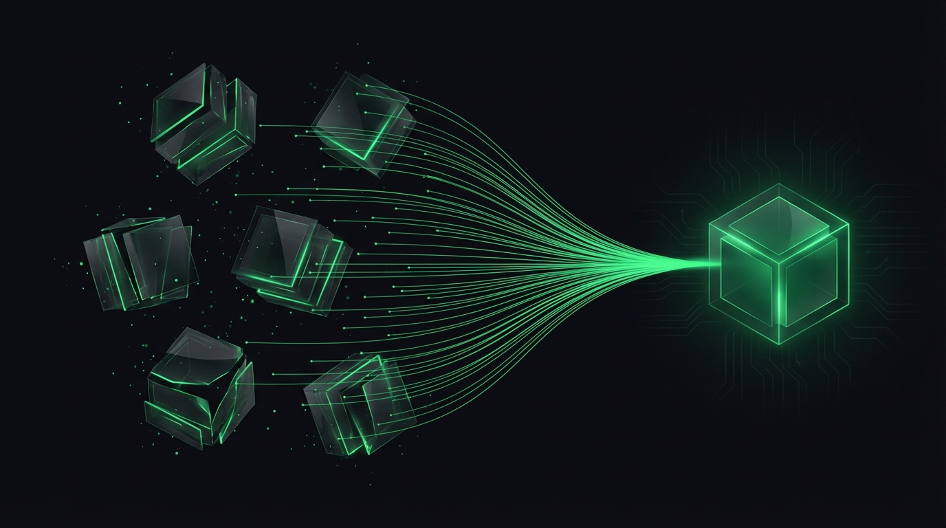 5 containers becoming 1 app